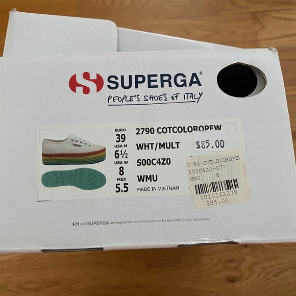 Superga NIB 2790 Cotcoloropew Sneakers (39/8) - Picture 12 of 16